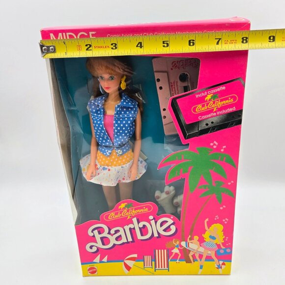Mattel Canada Barbie Club California Midge Doll With Cassette 1987 NRFB 4442 Rea - Picture 3 of 16